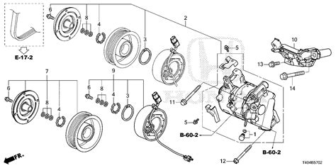 2004 honda civic air condition pump adjustment screw bracket|38930.